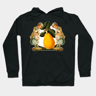 Little girl and the pear fruit Hoodie